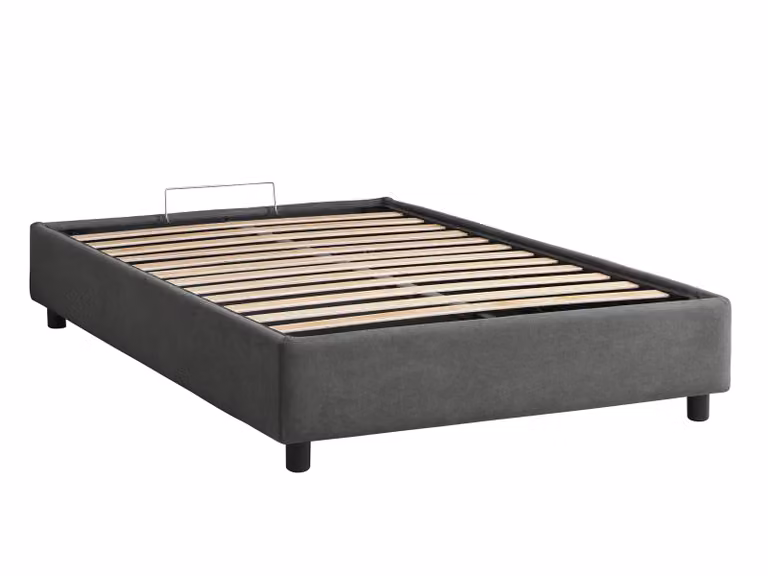 Base Letto Contenitore LIONE Grigio scuro 120x195 cm