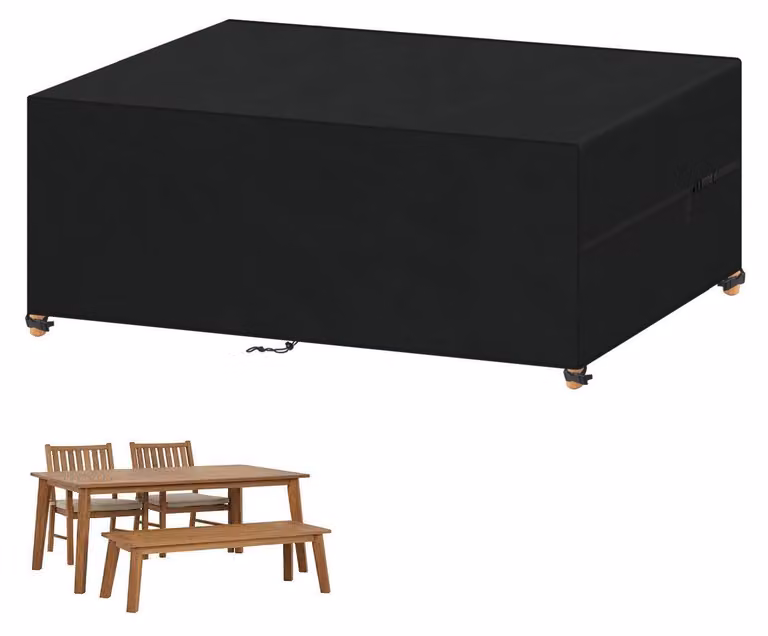 Copertura per mobili da giardino, dimensioni 220x80x80 cm, impermeabile, realizzata in tessuto Oxford 420D, copri-divano per mobili da relax