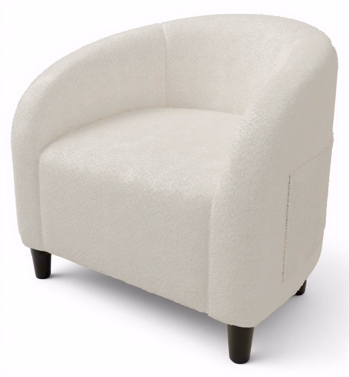 Poltrona da salotto GarveeHome, con rivestimento effetto lino, ideale per il relax