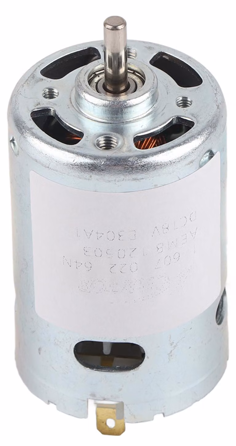 Motore DC 12-24V, 280W, 885 giri/min, silenzioso, ideale per la produzione fai-da-te di dispositivi elettrici