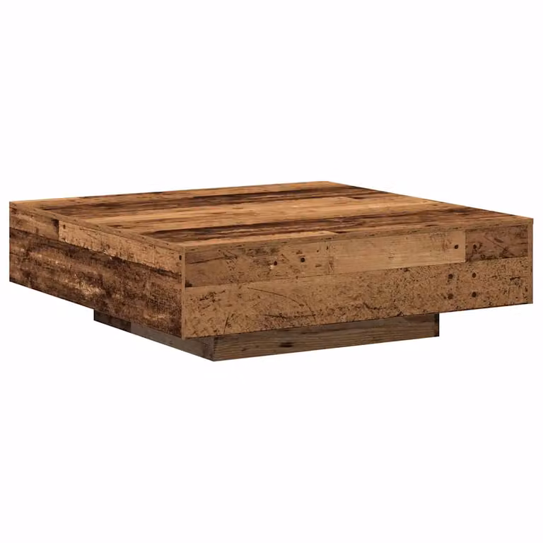 vidaXL Tavolino da salotto moderno in legno marrone L: 100 cm, P: 100 cm, H: 31 cm