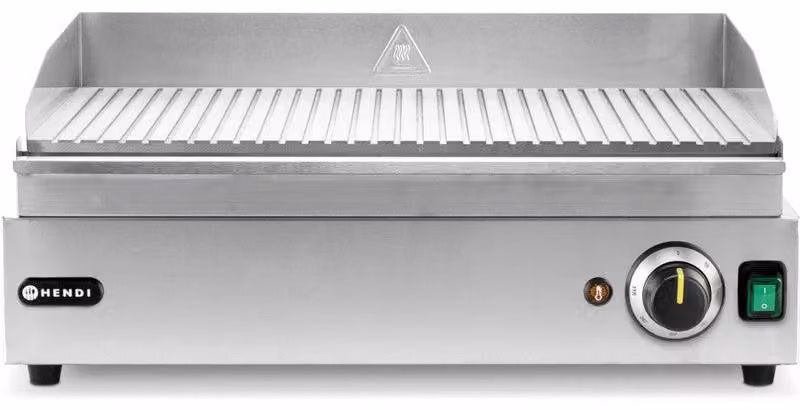 Contact grill – Griglia elettrica – Grill per panini – Tostapane – Piastra rigata di grandi dimensioni – Potenza: 2400W