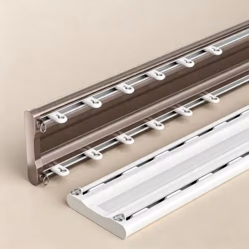 Binario Integrato Doppio Per Tende Da Soffitto per camera da letto