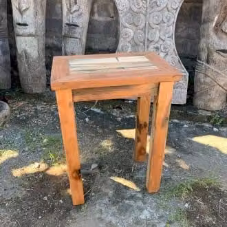 Tavolino - Espositore - Legno riciclato