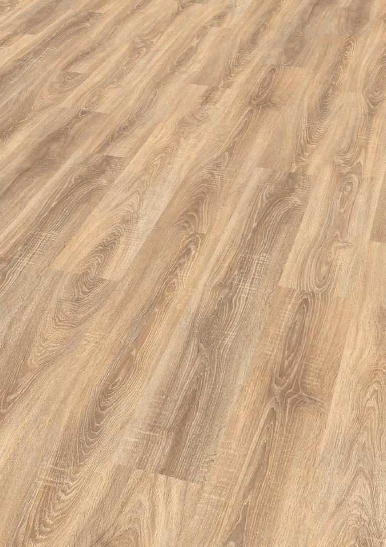 Pavimento laminato EGGER NatureSense* EL1055, finitura Bardolino, effetto legno di quercia, dimensioni 1292x193x8 mm