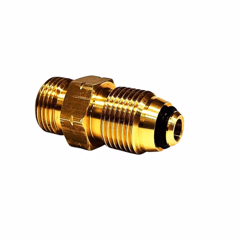 Adattatore per bombole di gas Zatech USA America Norvegia Attacco POL su W21.8 Filettatura sinistrorsa 21,8 mm Filettatura esterna per regolatore UE camper