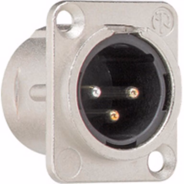 GIRA Spina flangiata XLR a 3 poli D