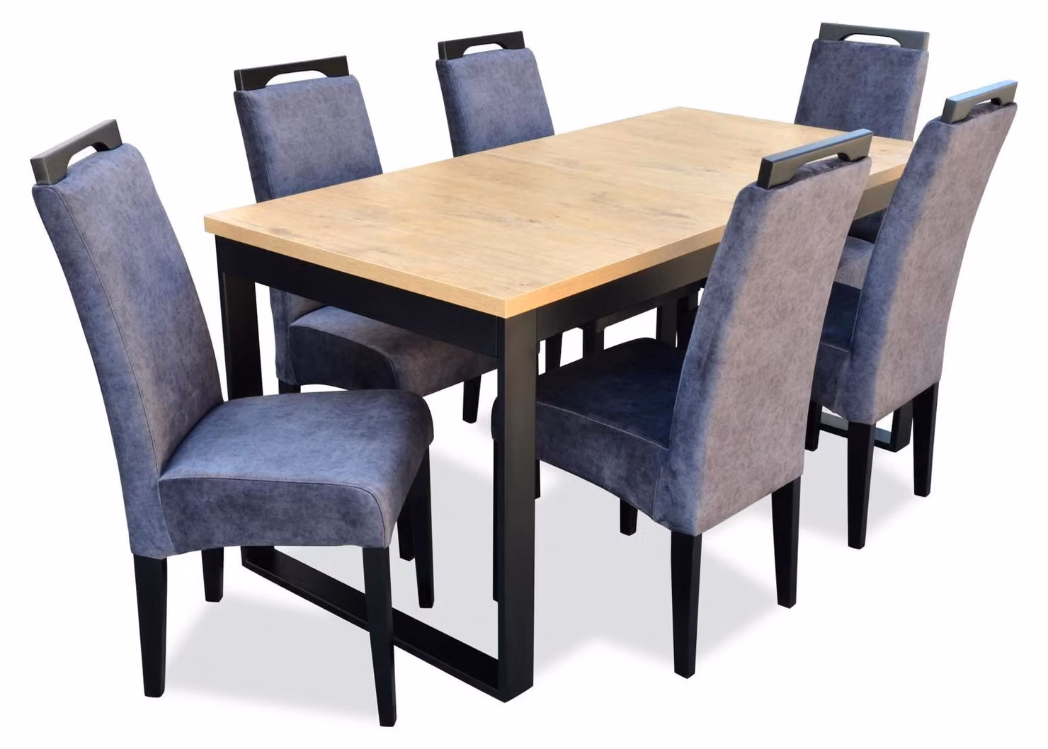 Klassisches Esszimmer Set Rechteckig Tisch 6 Stühle Sessel Gruppe Garnitur 7tlg.