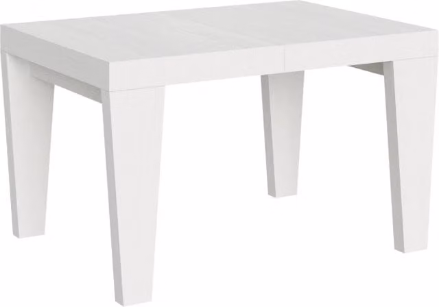 Tavolo Allungabile 140/244x90x77 cm Spimbo Bianco Frassino
