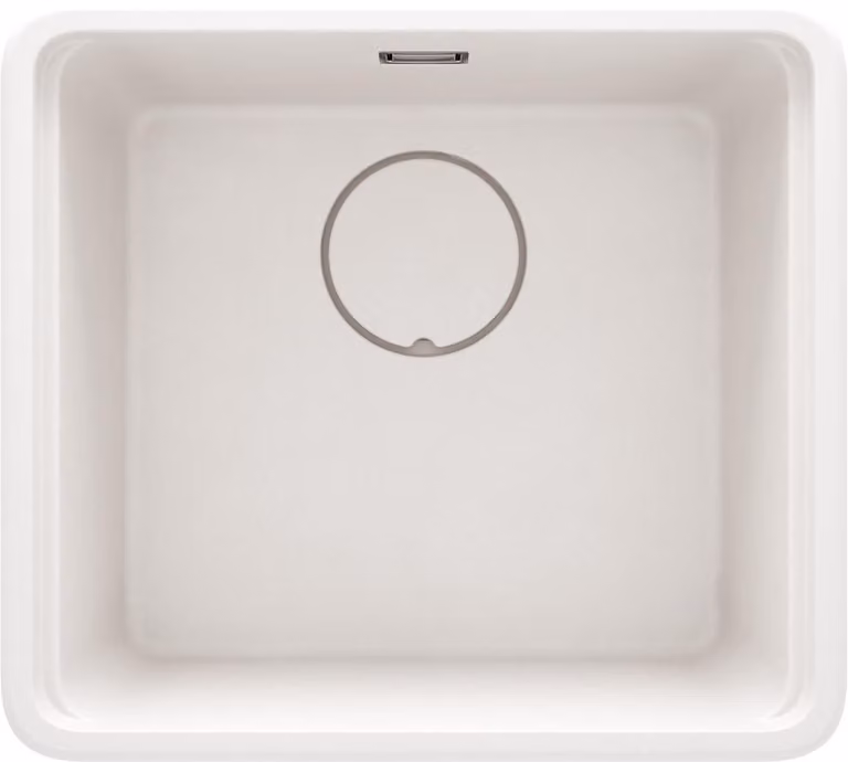 Lavello a 1 vasca Deante Granite Alabastro con rubinetteria, opaco, da incasso o da sottopiano, reversibile, rubinetteria inclusa
