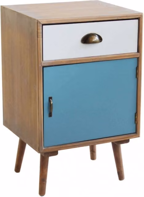 Mobiletto Cosma Calgary in legno e MDF marrone multicolore L: 64,0 cm, P: 36,5 cm, H: 40,0 cm