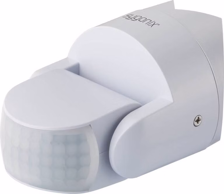 Sygonix SY-4755360 Rilevatore di movimento PIR a soffitto, a parete, a superficie 180° relè bianco IP65 (SY-4755360)