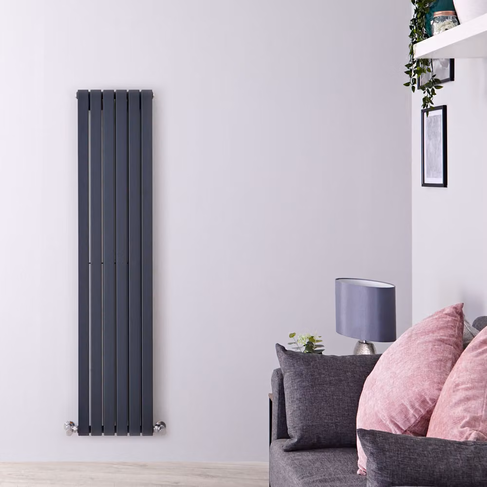 Radiatore di Design Verticale Antracite - 940W - Sloane