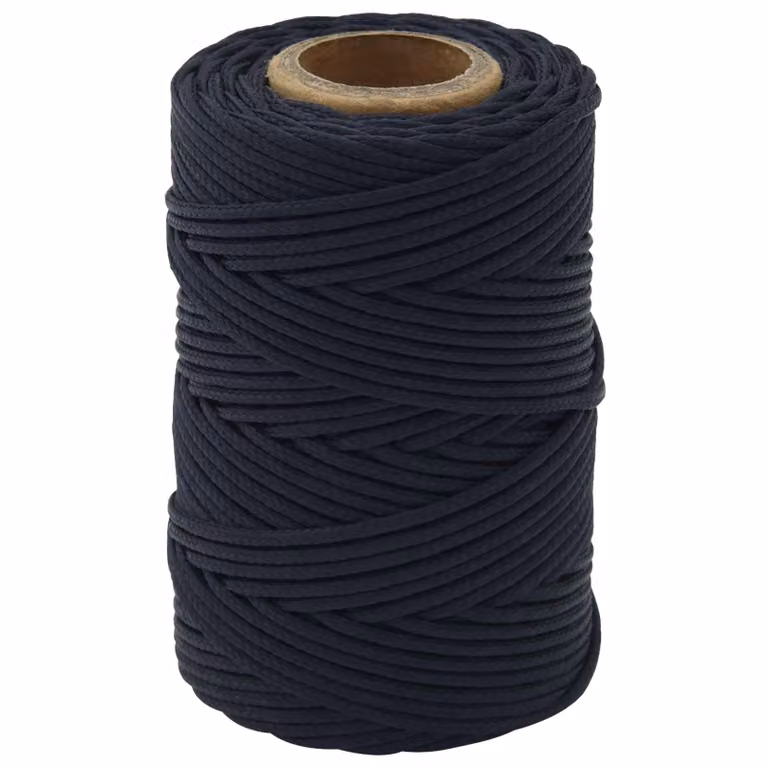Corda multiuso vidaXL in poliestere blu, diametro 2 mm, lunghezza 50 m