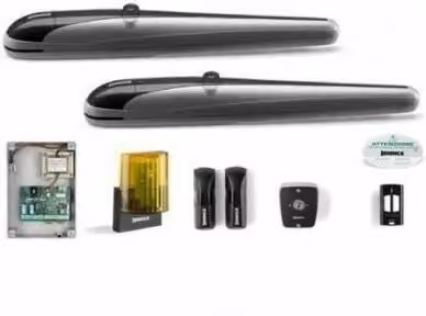 Kit di automazione Beninca per ante a battente fino a 3 m in metallo nero 9598101 KBOB30M