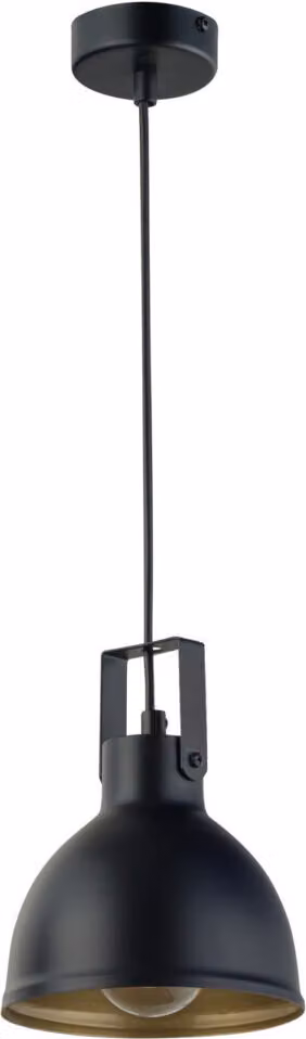 Lampada a sospensione decorativa nera loft retro Mars 1xE27 15W Sigma Lighting