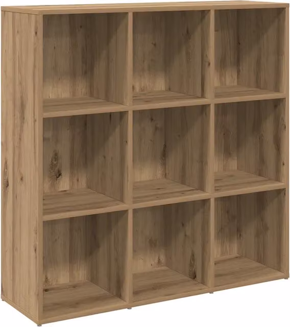 Libreria classica a parete in legno di rovere composito marrone L: 98 cm, P: 29 cm, H: 97,5 cm