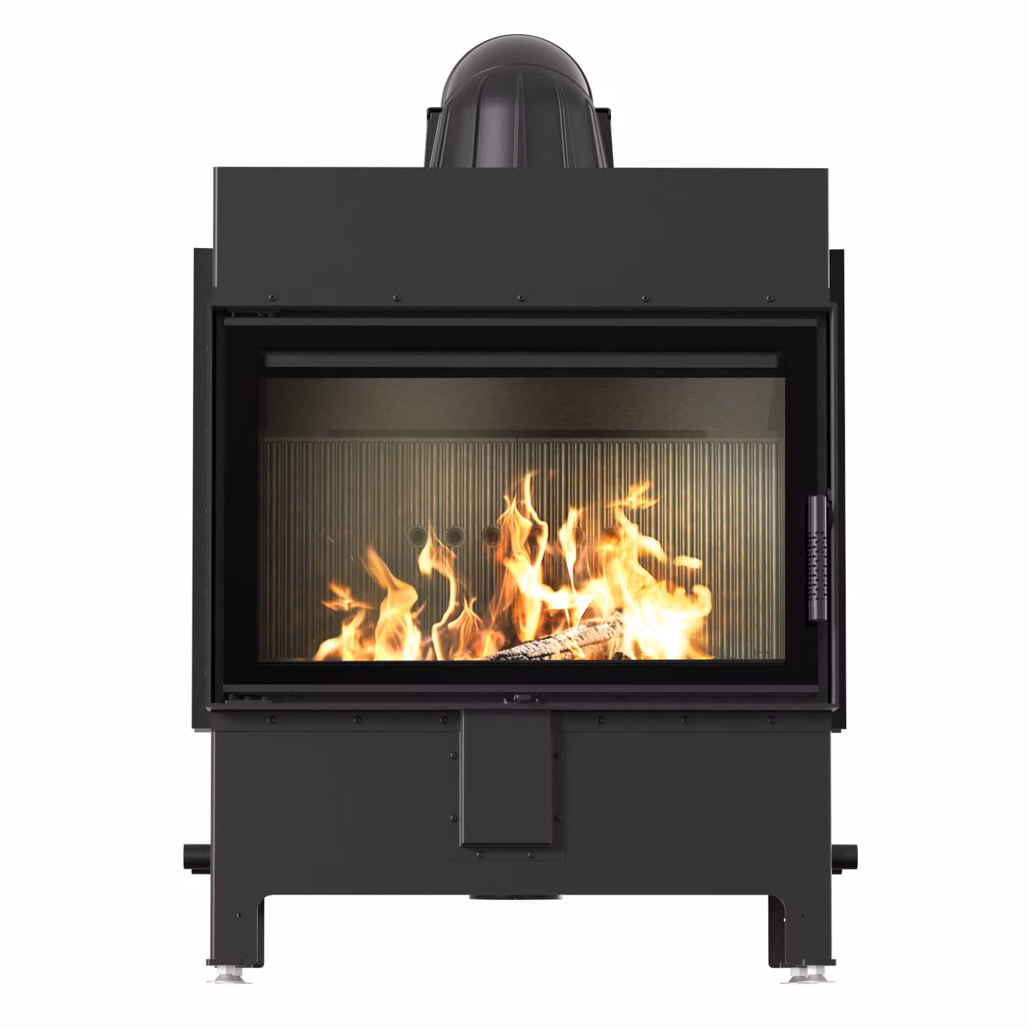 Caminetto in acciaio KRATKI LUCY 14 kW Ø 200 nero thermotec