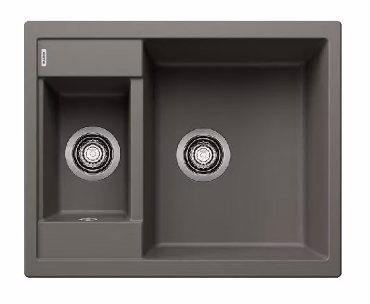 Lavello Blanco Metra 6, in Silgranit, dimensioni 615x500 mm, colore grigio 527296