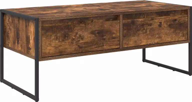 Tavolino da salotto Quercia Fumosa 100 x 46 x 40 cm