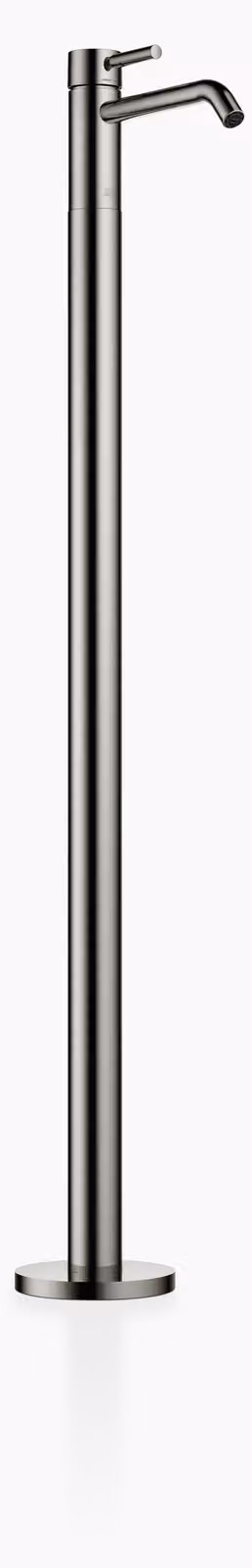 Dornbracht META Mitigeur monocommandé pour lavabo avec tube de trop-plein sans vidage, saillie 196mm, 22584660-19, 22584660-19