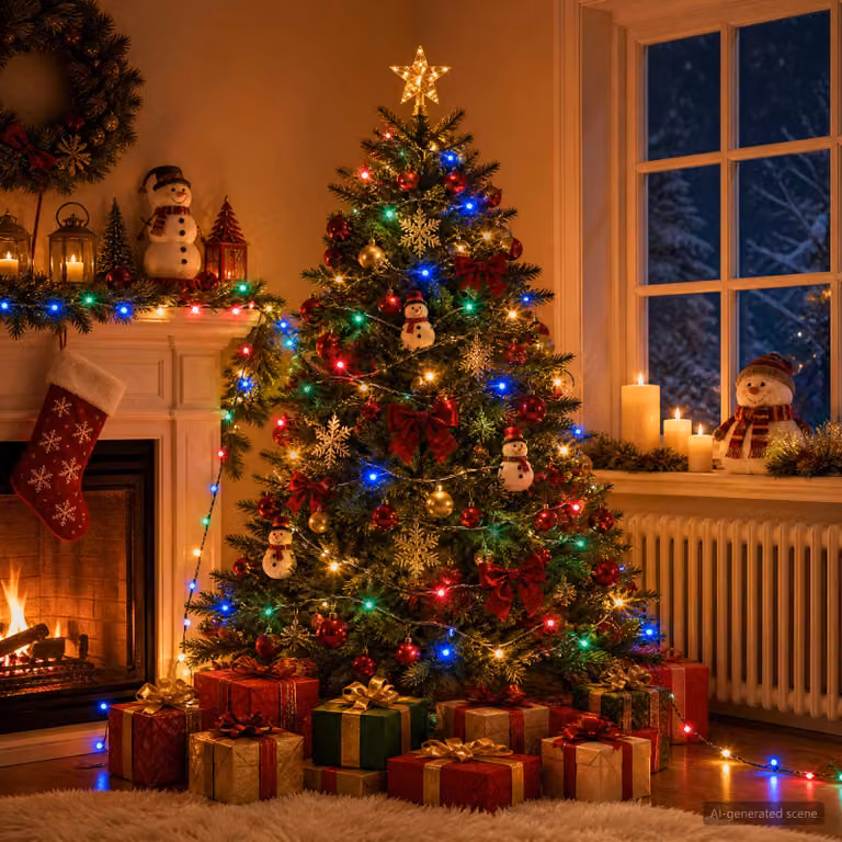 vidaXL Luci di Natale a due colori 400 LED Multicolore 40 m