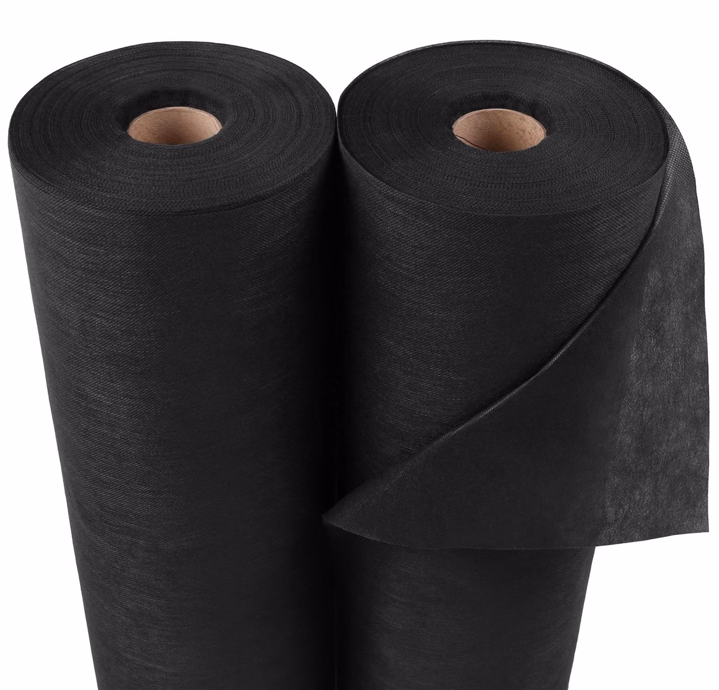 Tessuto agroindustriale nero, 1,60 m di larghezza, 50 grammi al metro quadrato, con protezione UV, rotolo da 80 metri