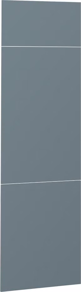 Frontale cucina Vicco R-Line Grigio-blu 59.6 x 196 cm frontale del mobile per mobile per frigorifero, Model 40942