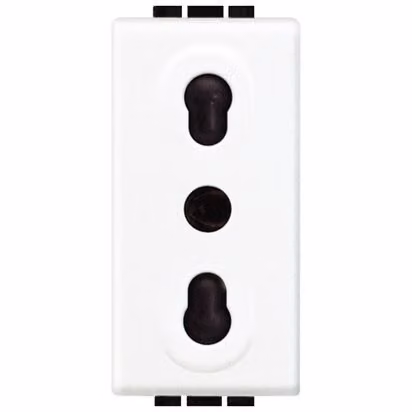 Presa bipasso N4180 Bticino Living Light 2P+T 10/16A 250V Bianco