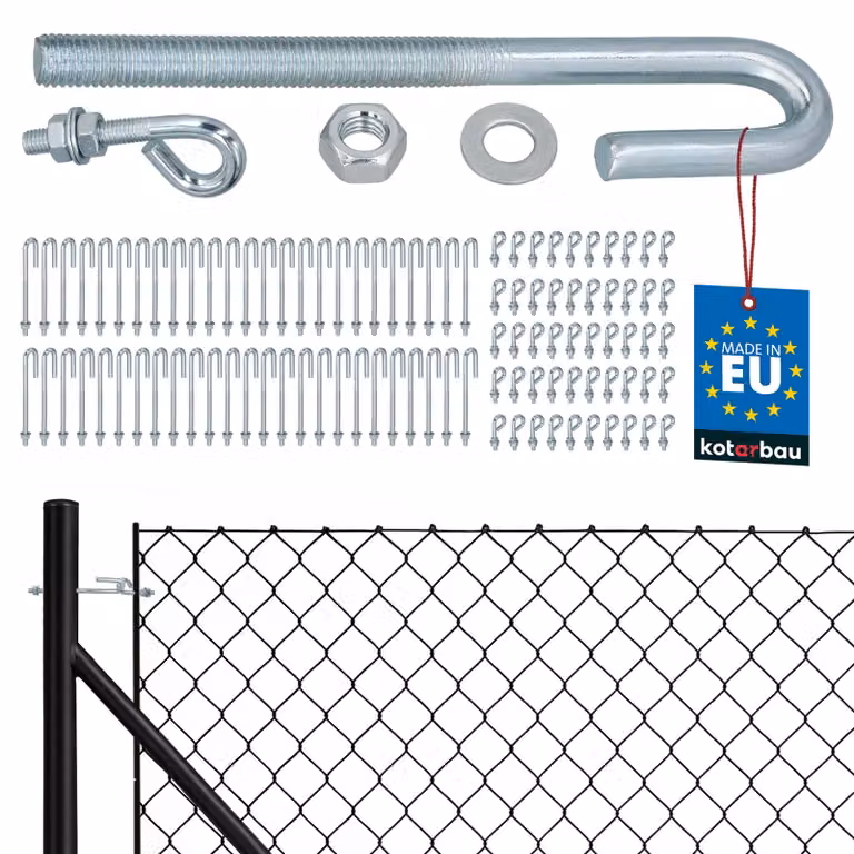 KOTARBAU® 50 PezziTiranti per Filo Acciaio M10 Tenditore Filo Tendicavo per Filo Acciaio Tendifilo Aperto con Vite di Fissaggio Chiusa