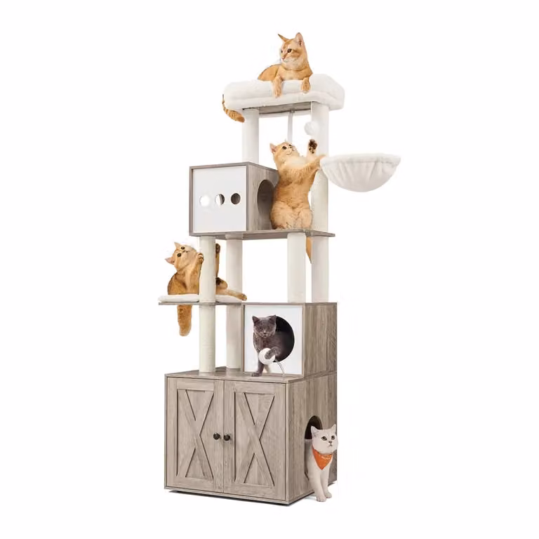Albero per Gatti Moderno, Greige