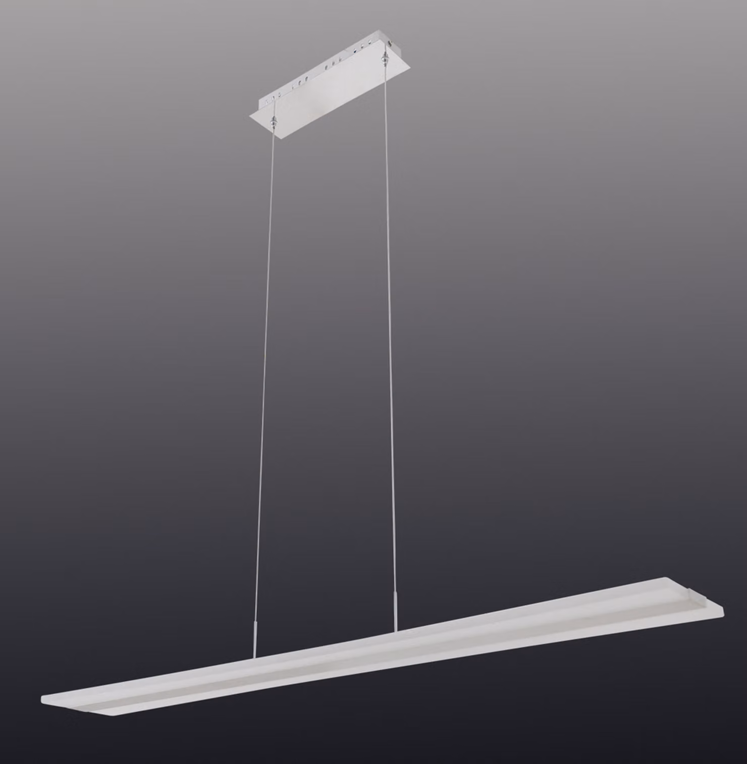 Lampada a sospensione LED / argento