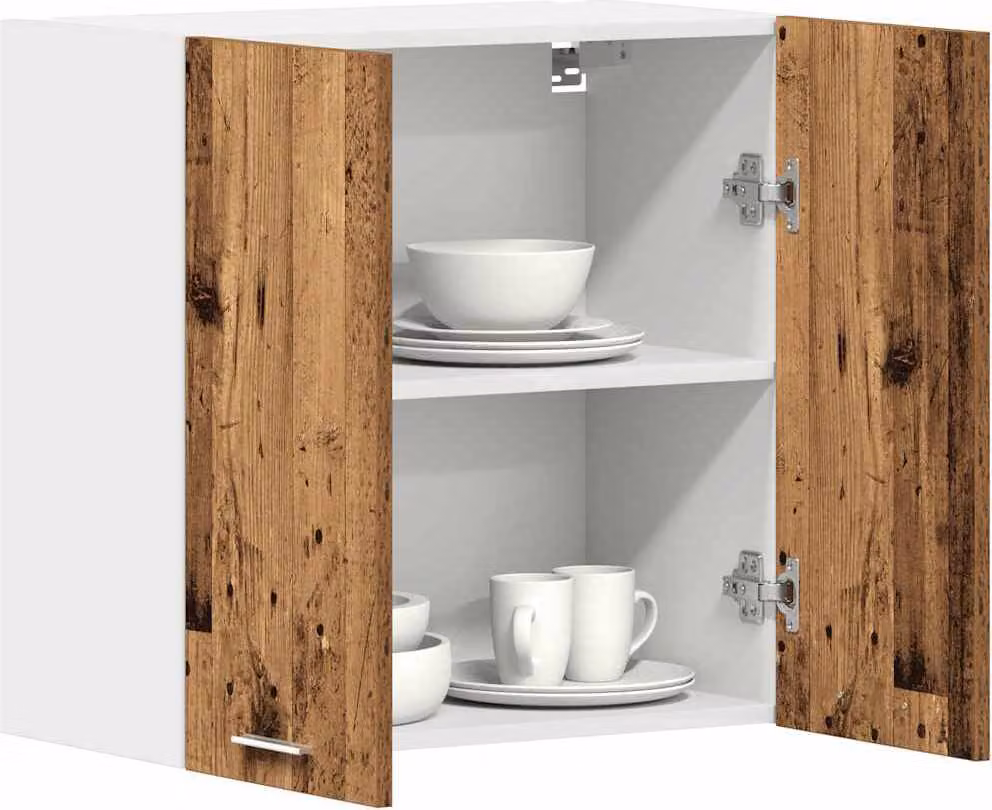 Pensile da Cucina “Lyon” Legno Antico 60x31x60 cm