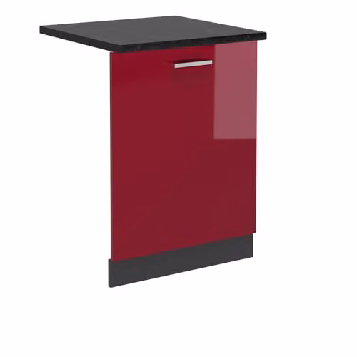 Vicco Frontale lavastoviglie R-Line, Rosso lucido, 60 cm