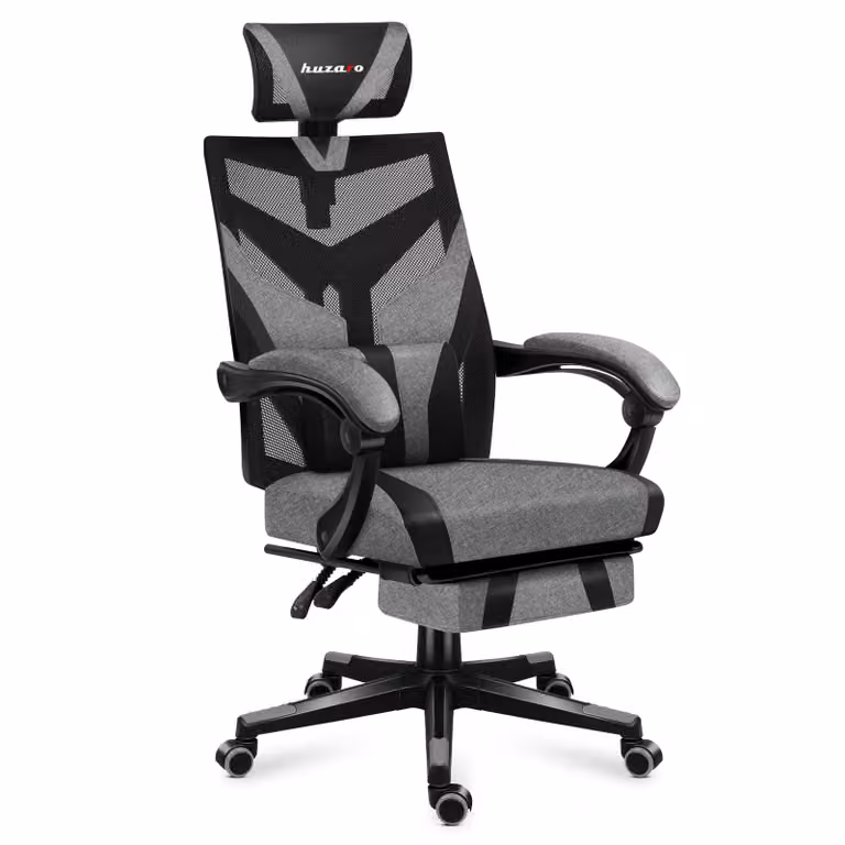 Huzaro Combat 5.0 Sedia da gioco per PC Sedile in rete Nero, Grigio