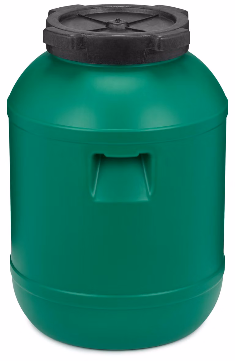 Garronda 20L barile in plastica Barile per alimenti in plastica HDPE Barile per pioggia per giardino GD-0078, verde