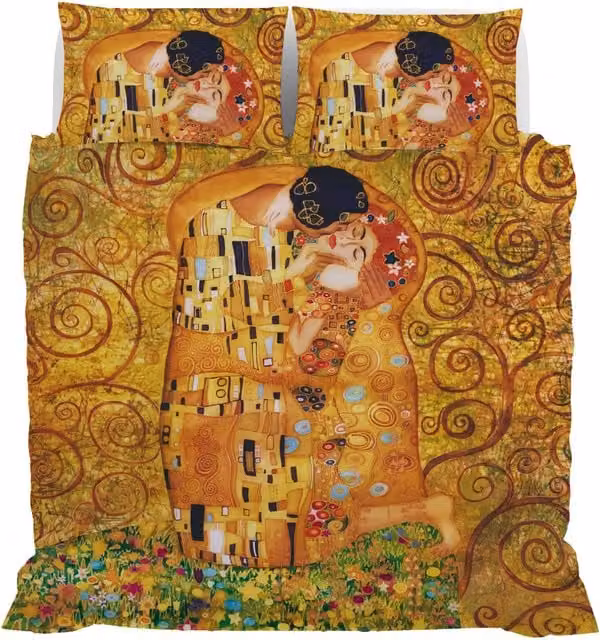 Parure copripiumino matrimoniale Klimt Datex
