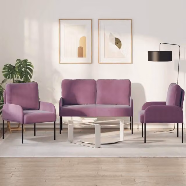 Set divani 3 pz Viola Legno compensato 3406224