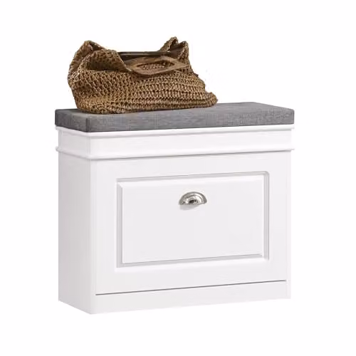 SoBuy Panca scarpiera con cuscino 60x24x51cm per ingresso