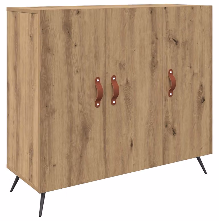 Credenza Rovere artigianale 89,5 x 34 x 80 cm Legno multistrato