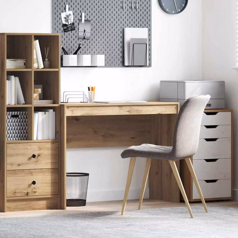 Maison Exclusive - Scrivania in rovere artigianale 100 x 40 x 76 cm