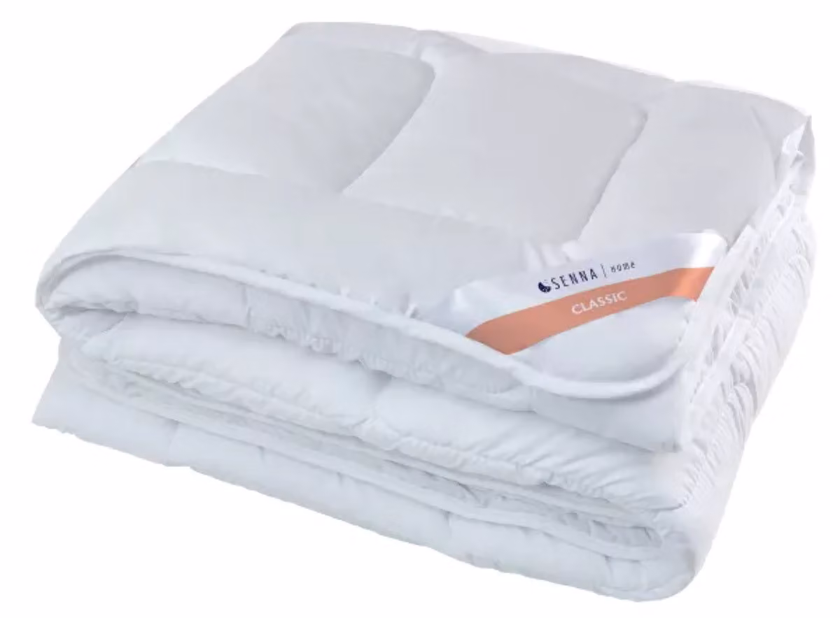 Piumino, piumino estivo 180x200 CLASSIC LETNIA Senna Home anallergico, leggero, bianco