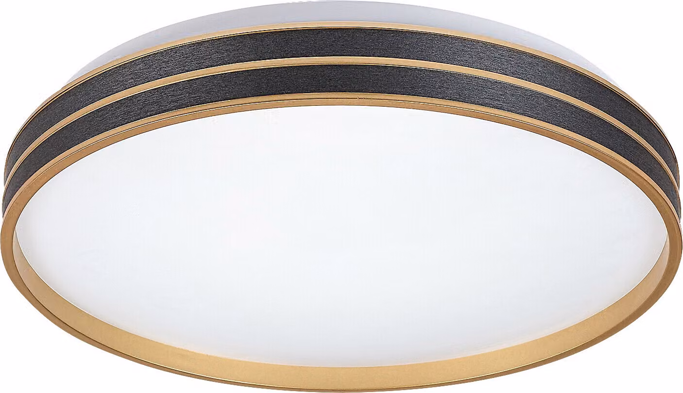Rabalux 71141 Lampada da soffitto Gandor, 24 W, 1850 lm, bianco e nero, rotonda, dimmerabile, ø 390 mm