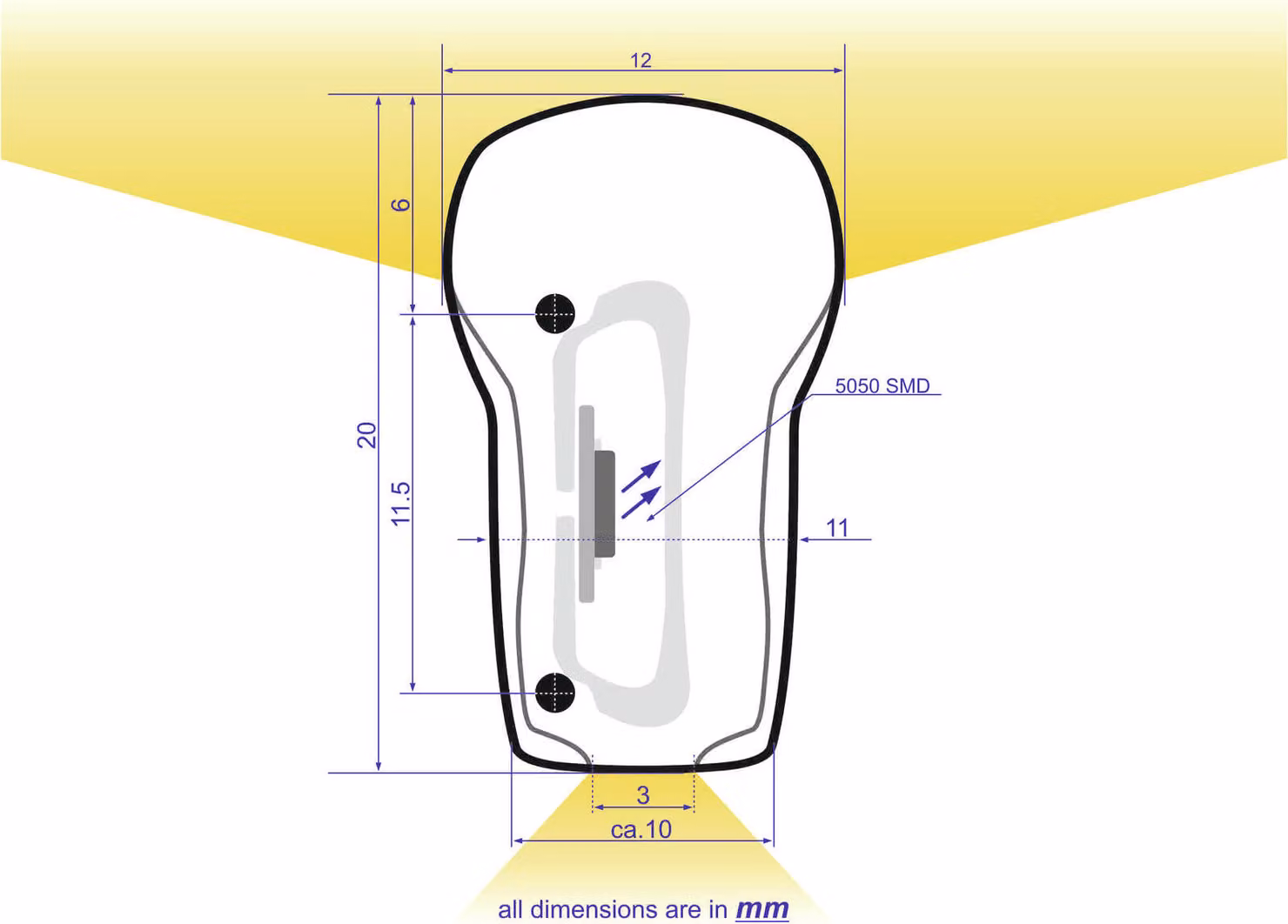 EUROLITE LED Neon Flex 230V Slim warmweiß 100cm (50499807)