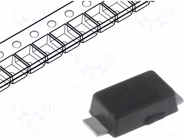 5x Diodo: TVS unidirezionale, 6,4÷7V, 200W, 21,74A, tolleranza 5%, SMF, SMF5.0A, diodo unidirezionale