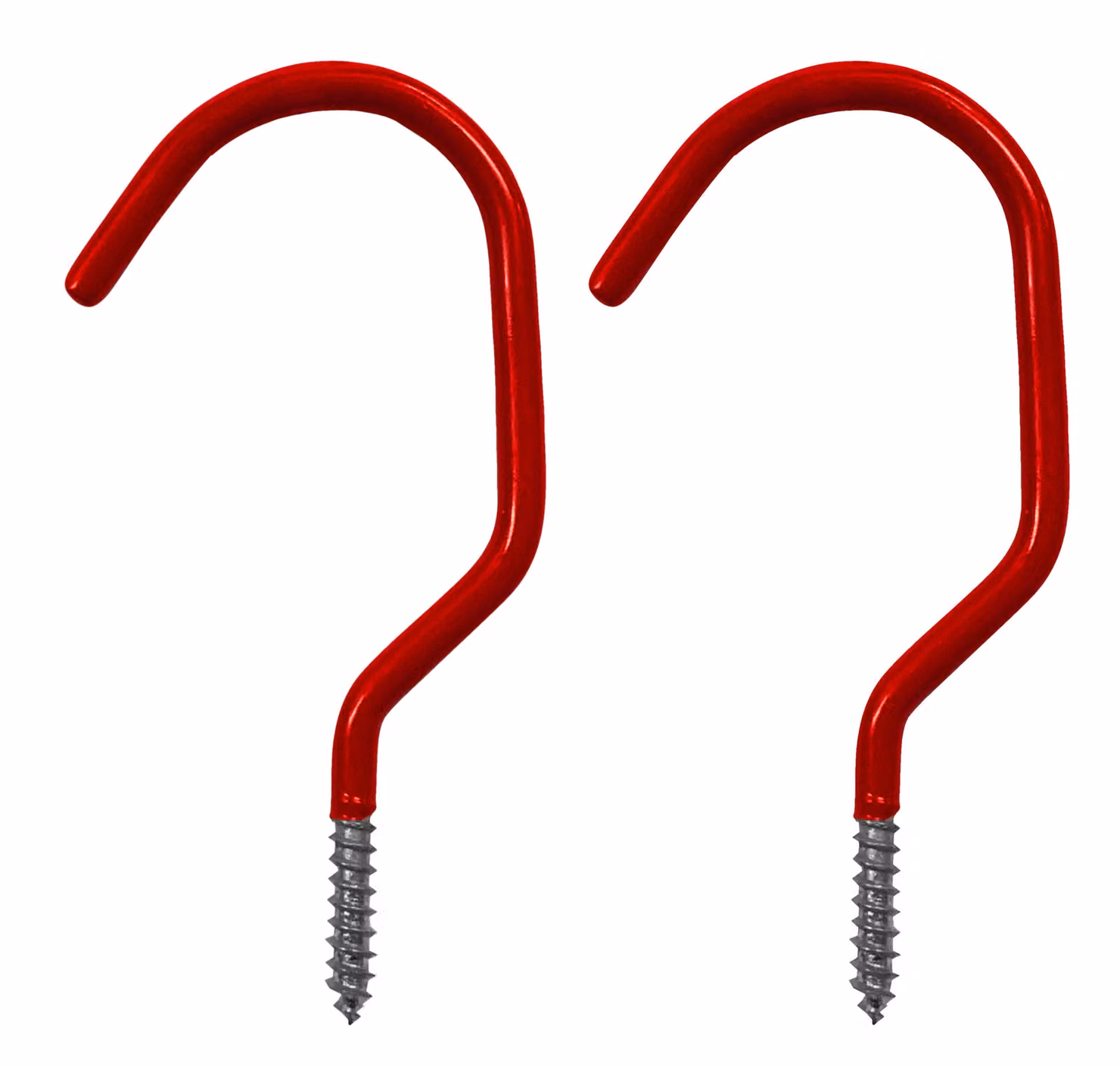 Set di 10 ganci a vite (misura 3: rosso)