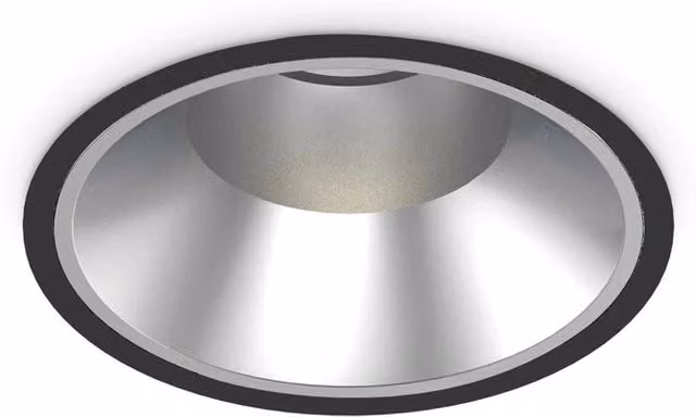 Faretto da incasso LED IDEAL LUX in alluminio nero, forma rotonda, 42W, luce bianca naturale 4000K