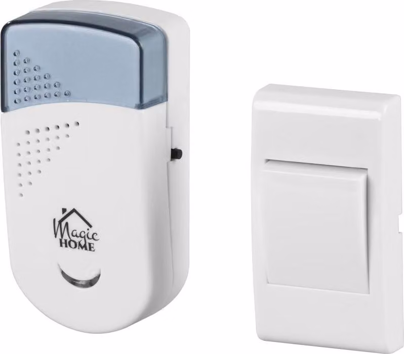 Campanello Intelligent, senza fili, per casa, 2xAAA