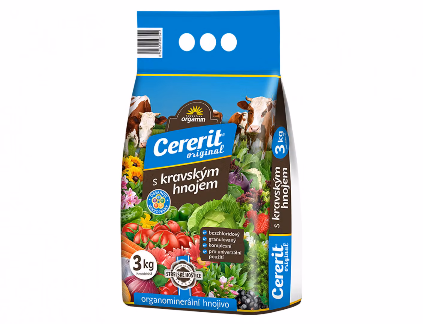 Concime da giardino Nohel CERERIT FORESTINA con letame di mucca 3 kg