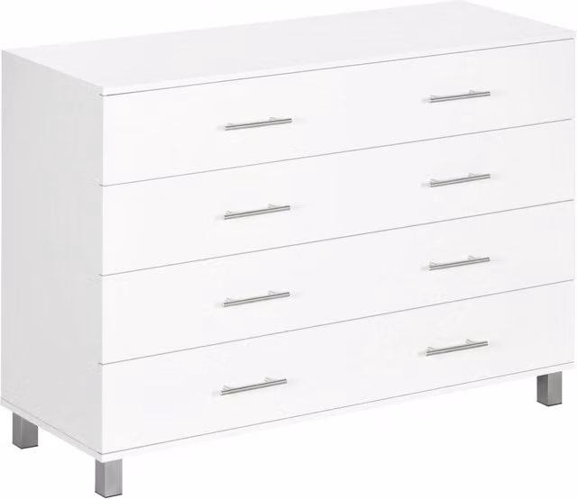 Cassettiera Moderna ¨C Minimal ¨C Bianco 112x38x81